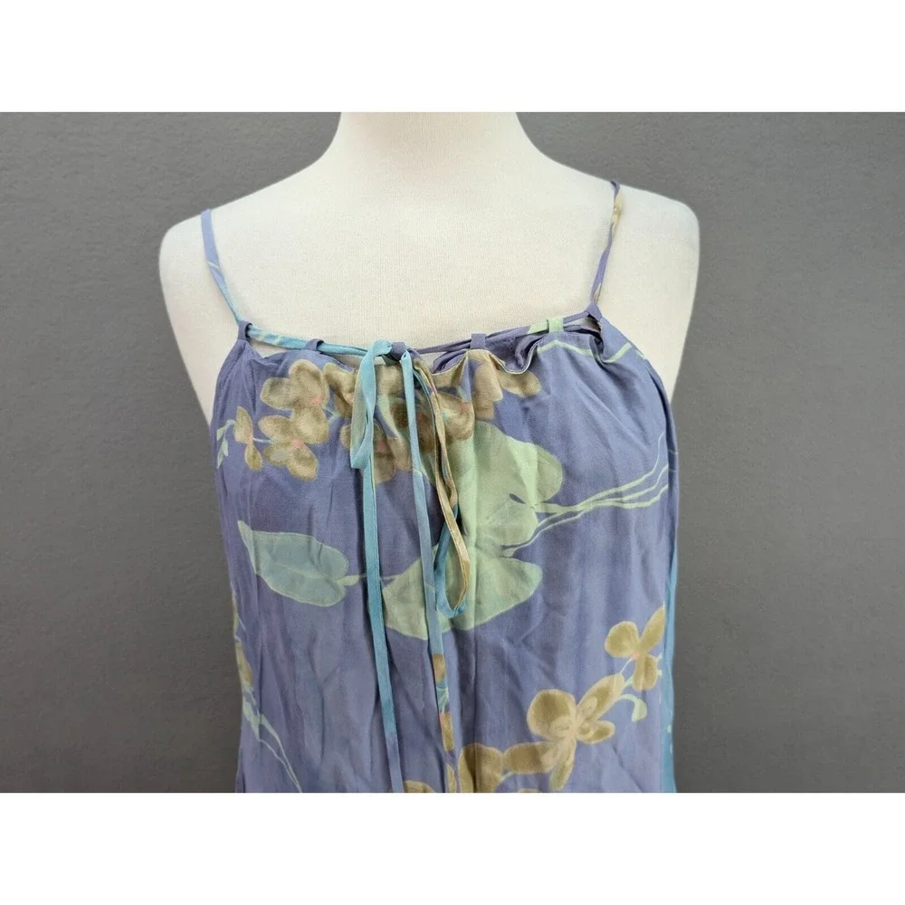 Chilli Peppers Dress‎ Womens Size M Beach Cover Up Floral Midi Vacation Summer